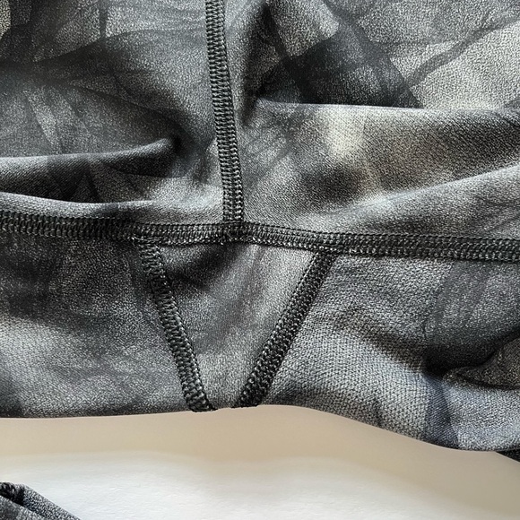 Lululemon Wunder Under Pant Size 6 Midnight Tulle Multi Black - Picture 4 of 10